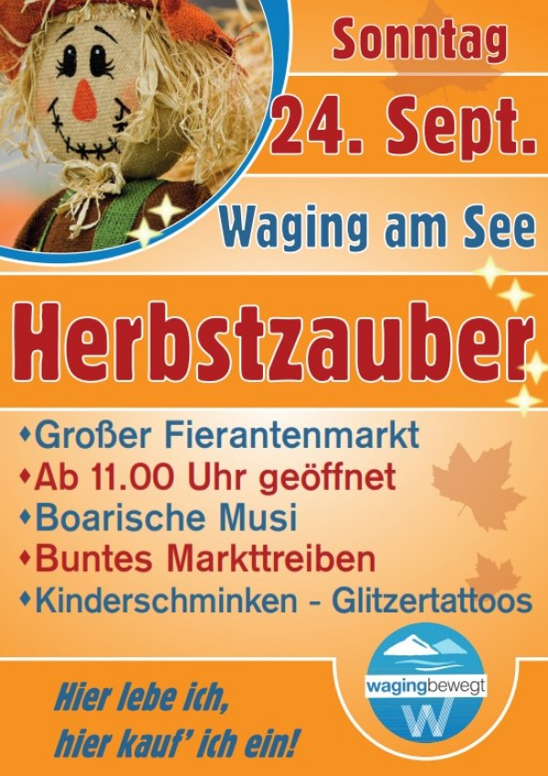 Herbstzauber in Waging am See am So., 24.09.
