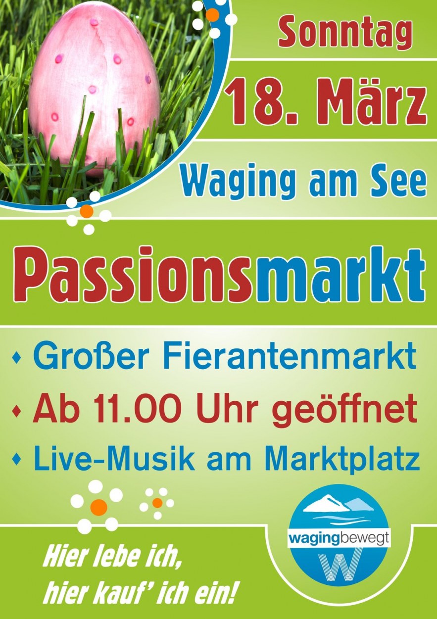 Passionsmarkt am 18. März