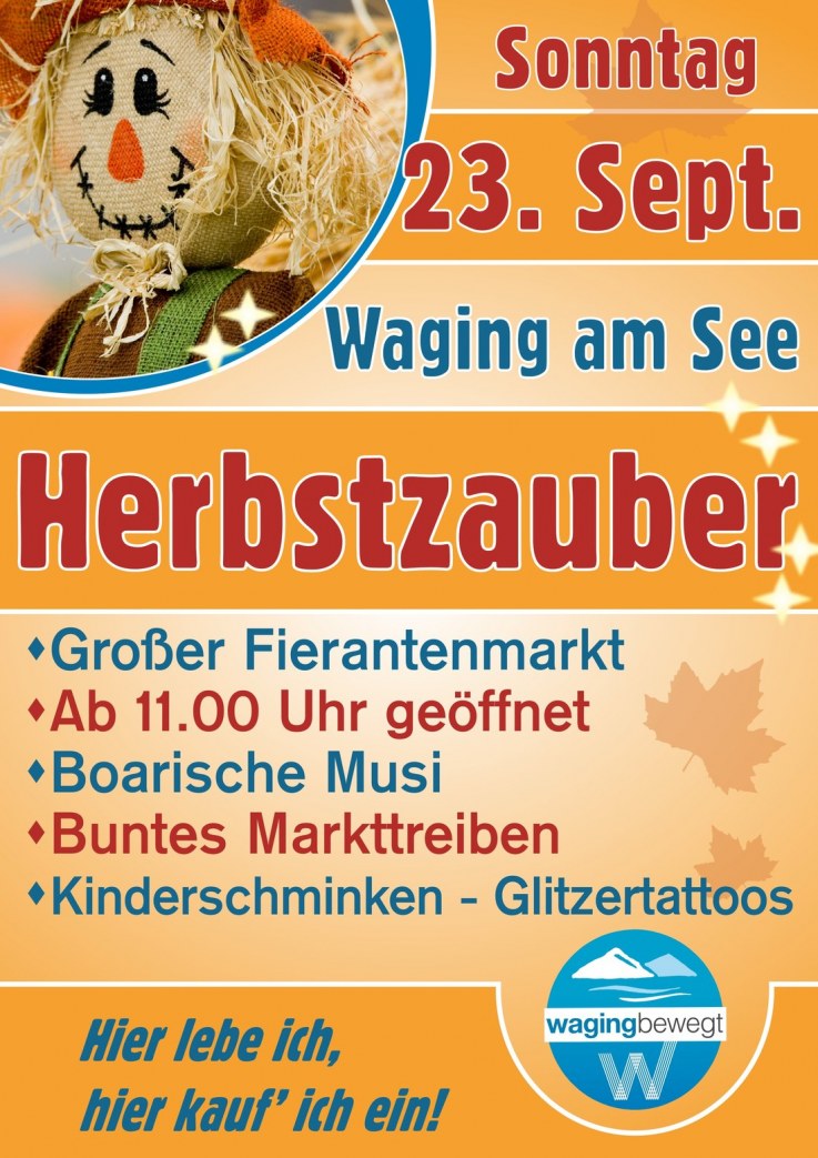 Herbstzauber in Waging am See am So., 23.09.